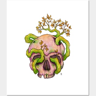 Skull Vine Posters and Art